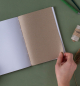 Preview: DIY kit Bookbinding kraft paper - olive green| GARN&MEHR