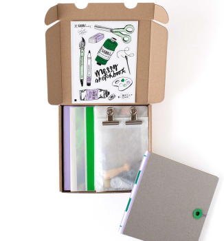 DIY kit Messy Sketchbook | GARN&MEHR X Landletterei
