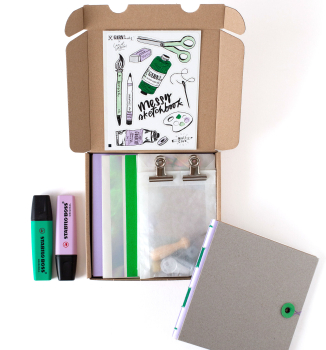 DIY Set Messy Sketchbook | GARN&MEHR X Landletterei