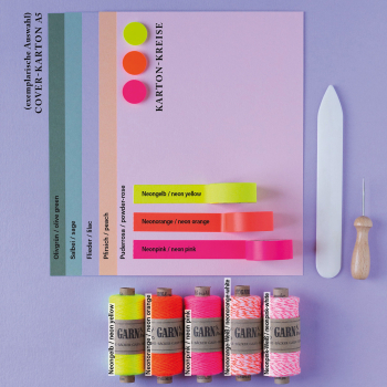 DIY kit Twine closure neon colours | GARN&MEHR