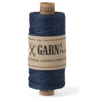 Heftzwirn Leinen Marine