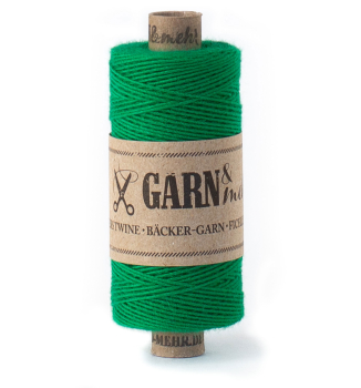 Heftzwirn Signalgrün einfarbig