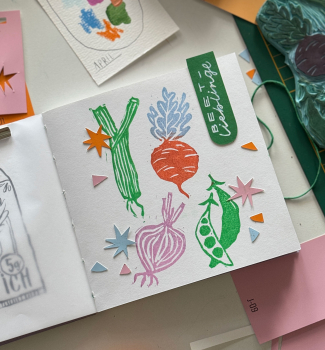 DIY kit Messy Sketchbook | GARN&MEHR X Landletterei