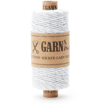 Bäckergarn Silber-Weiss