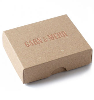 brown kraft cardboard gift box | GARN & MEHR