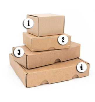 kraft board box 4 (10 pieces)