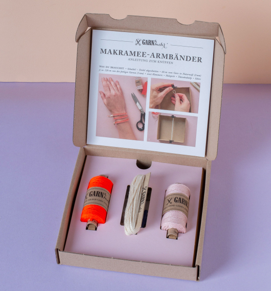 DIY kit Macrame-Bracelets | GARN&MEHR