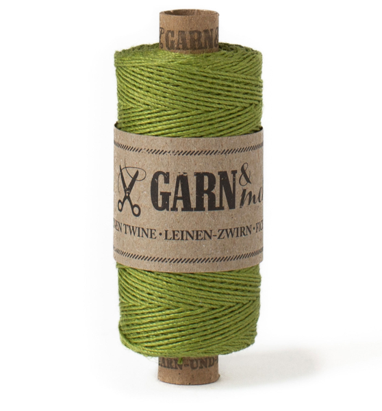 Heftzwirn Leinen Pistazie