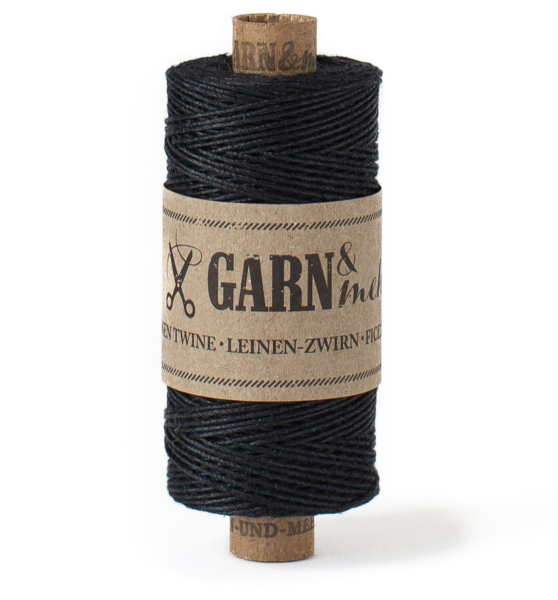 binding thread linen black