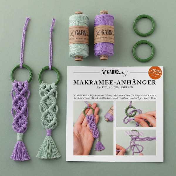 DIY kit Macrame-Pendant | GARN&MEHR