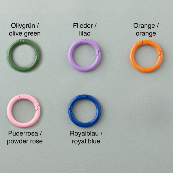 DIY kit Macrame-Pendant, o-ring clips | GARN&MEHR