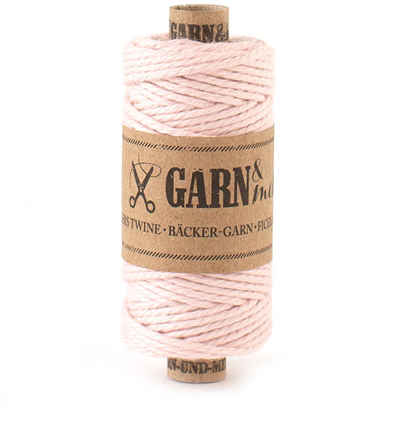 bakers twine powder rose single-colour (2mm)