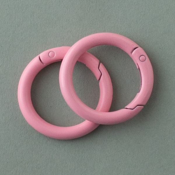GARN & MEHR | Ringkarabiner Puderrosa